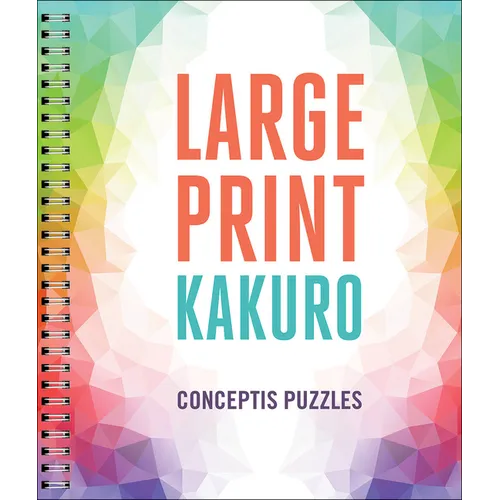 Large Print Kakuro - Spiral