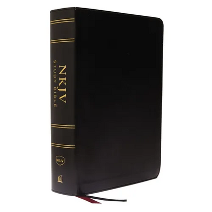 NKJV Study Bible, Imitation Leather, Black, Full-Color, Comfort Print: The Complete Resource for Studying God's Word - Imitation Leather