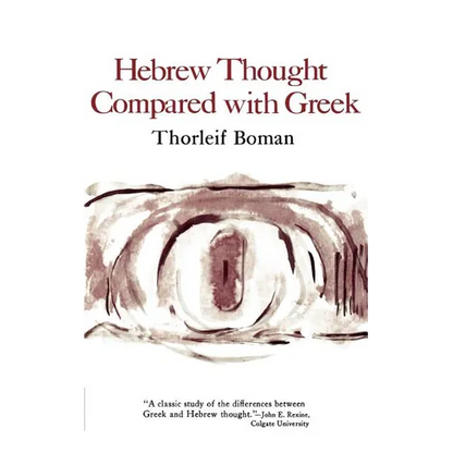 Hebrew Thought Compared with Greek - Paperback