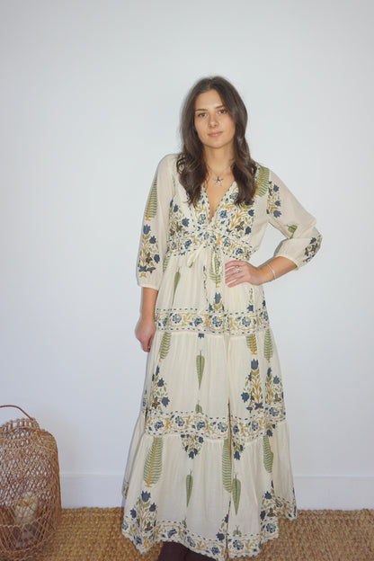 Orley Dress in Navy Victorian