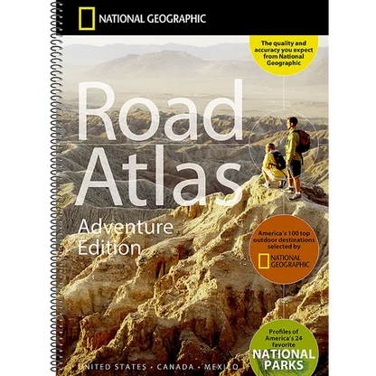 National Geographic Road Atlas 2027: Adventure Edition [United States, Canada, Mexico] - Spiral