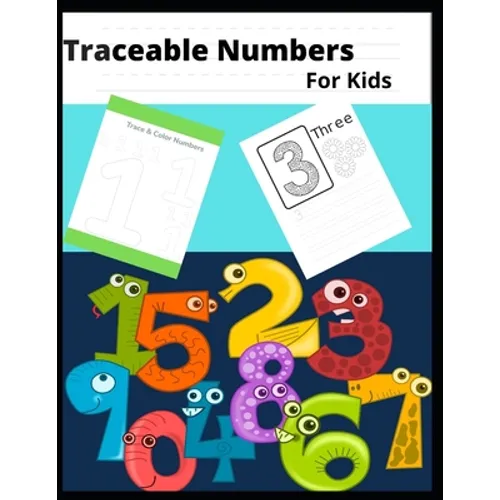 Traceable numbers for kids: Traceable numbers workbook 1-5 - Paperback