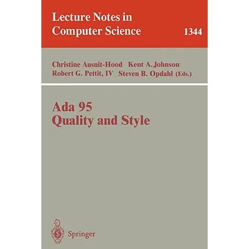 ADA 95, Quality and Style: Guidelines for Professional Programmers - Paperback