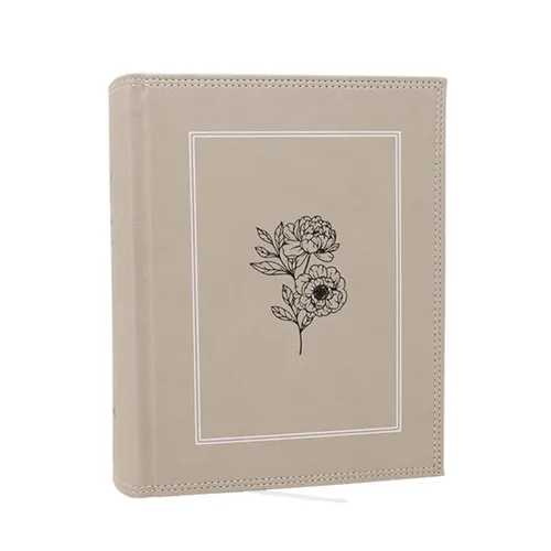 Nkjv, Journal the Word Bible: Reflect, Journal or Create Art Next to Your Favorite Verses (Stone Leathersoft Over Board, Red Letter, Comfort Print) - Hardcover