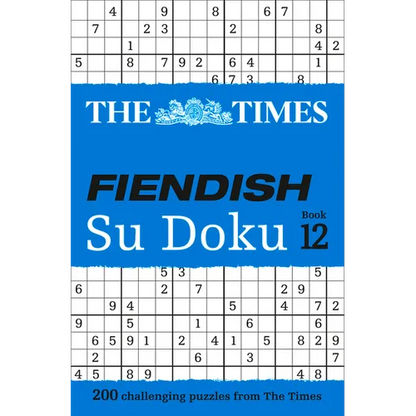 The Times Fiendish Su Doku Book 12: 200 Challenging Su Doku Puzzles - Paperback