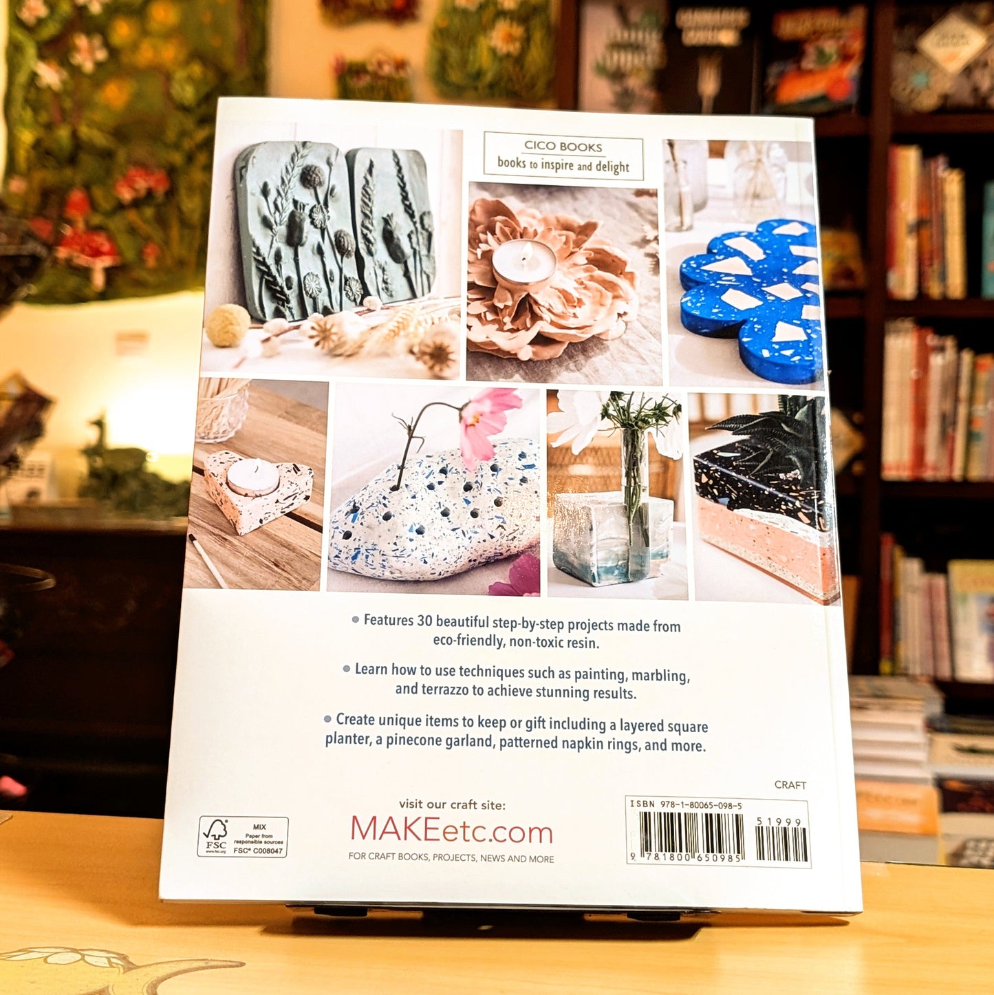 Eco-Resin Crafts: 30 hand-crafted projects for the home