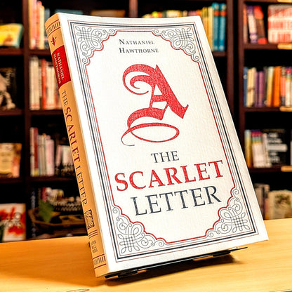 The Scarlet Letter, Nathaniel Hawthorne Classic Novel, (Hester Prynne, Adultery, Romantic Tragedy), Ribbon Page Marker, Perfect for Gifting