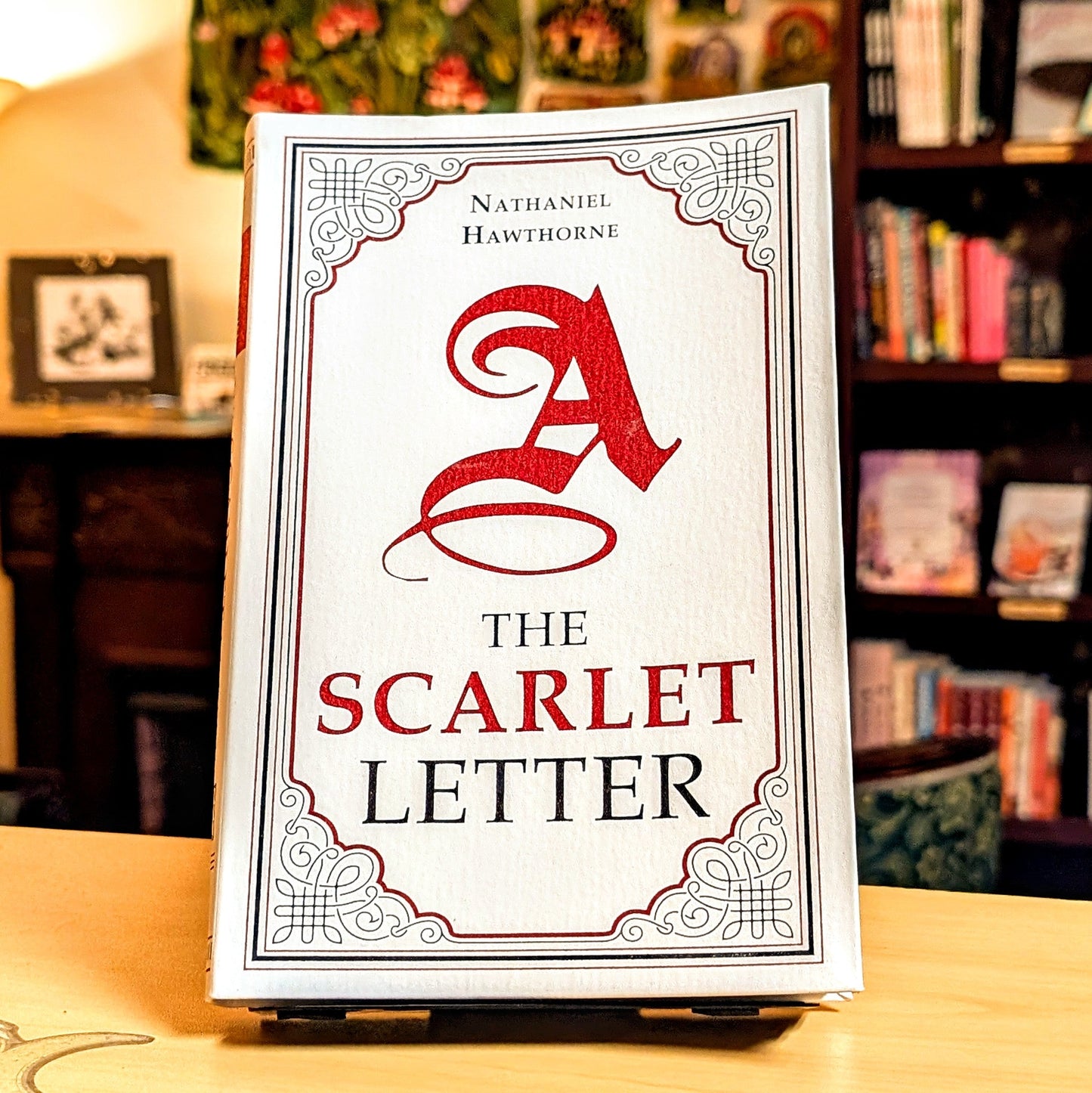 The Scarlet Letter, Nathaniel Hawthorne Classic Novel, (Hester Prynne, Adultery, Romantic Tragedy), Ribbon Page Marker, Perfect for Gifting