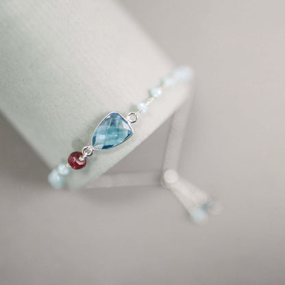 Green Amethyst Gold Isla Bracelet