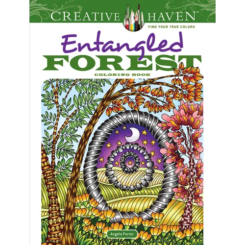 Creative Haven Entangled Forest Coloring Book - Paperback