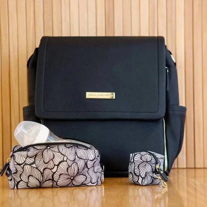 Petunia Pickle Bottom Black Matte Leatherette - Boxy