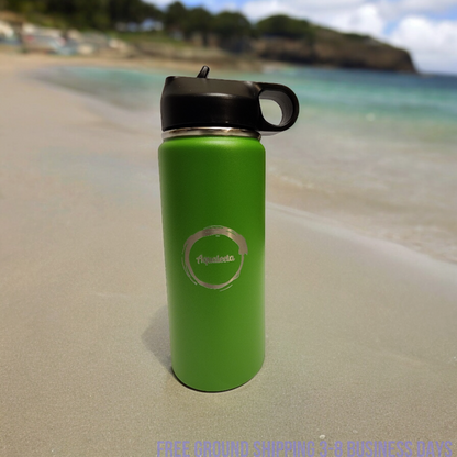 Aqualeeta 16oz insulated water bottle stainless steel. Ship from USA