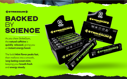 Strike Premium Energy Gum | 5 Packs