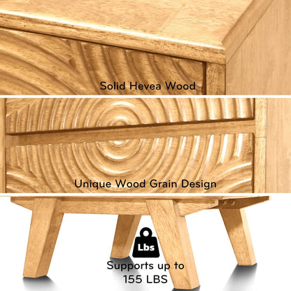 Harmony Solid Wood Nightstand