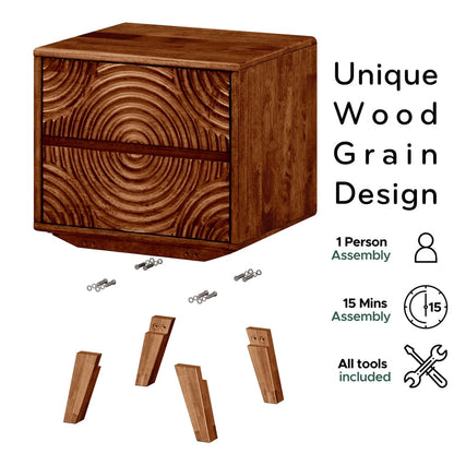 Harmony Solid Wood Nightstand