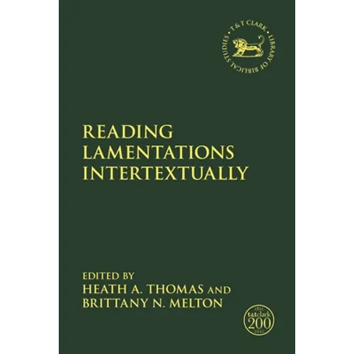 Reading Lamentations Intertextually - Paperback