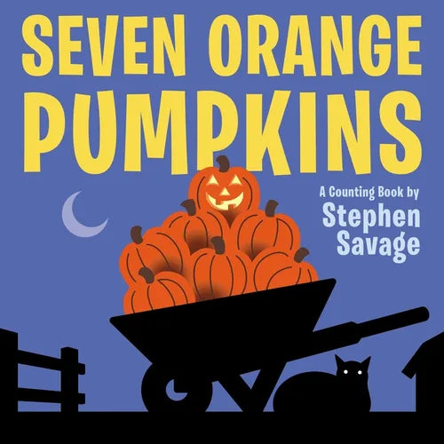 Seven Orange Pumpkins Board Book - Board Book