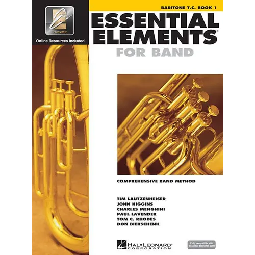 Essential Elements for Band - Baritone T.C. Book 1 with Eei (Book/Online Audio) [With CDROM] - Paperback