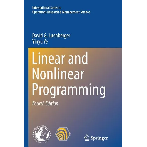Linear and Nonlinear Programming - Paperback