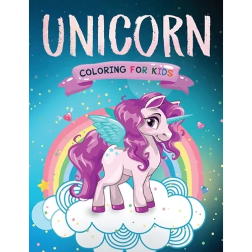 Unicorn Coloring Book - Paperback