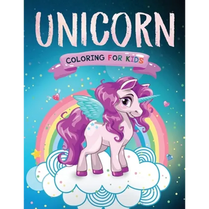 Unicorn Coloring Book - Paperback