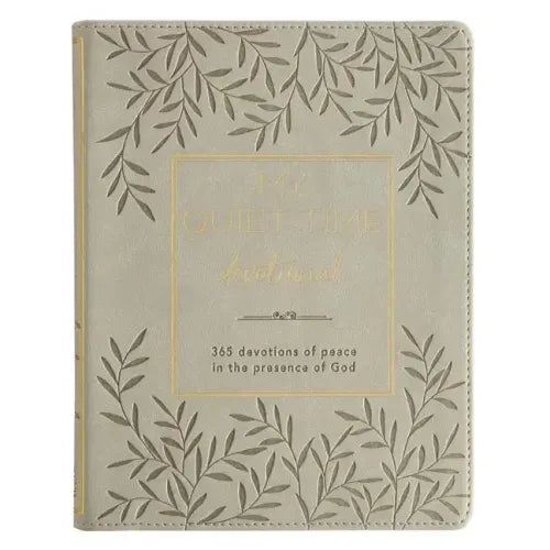 My Quiet Time Devotional - 365 Devotions for Women to Bring You Into the Peace of the Presence of God Cappuccino, Faux Leather Flexcover Gift Book W/R