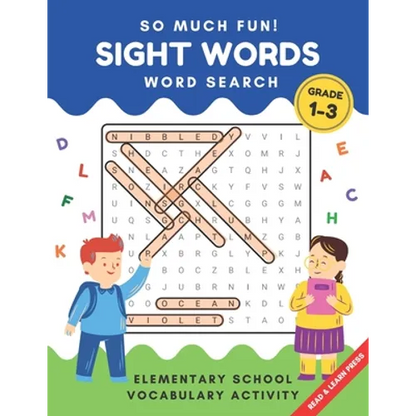 So Much Fun! - Sight Words Word Search: Elementary School Workbook Activity to Read and Find 240 High Frequency Words for Kids Grade 1, 2 and 3 - Paperback