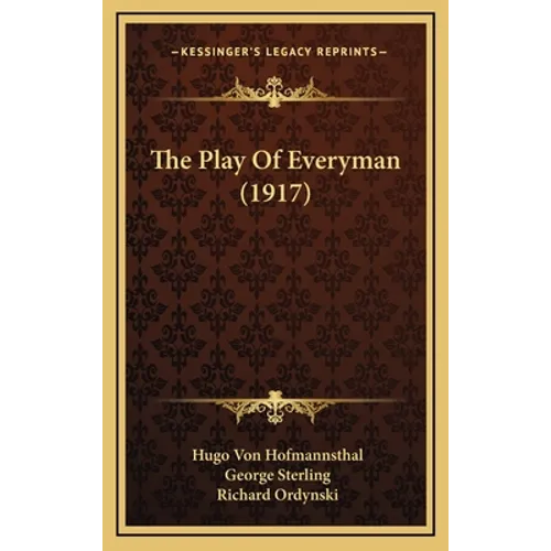 The Play Of Everyman (1917) - Hardcover