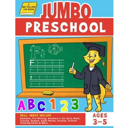 Jumbo Preschool Workbook - Paperback