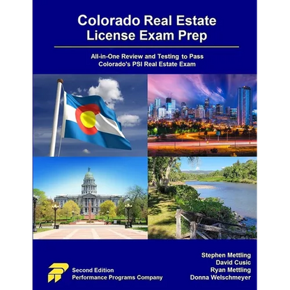 Colorado Real Estate License Exam Prep: All-in-One Review and Testing to Pass Colorado's PSI Real Estate Exam - Paperback