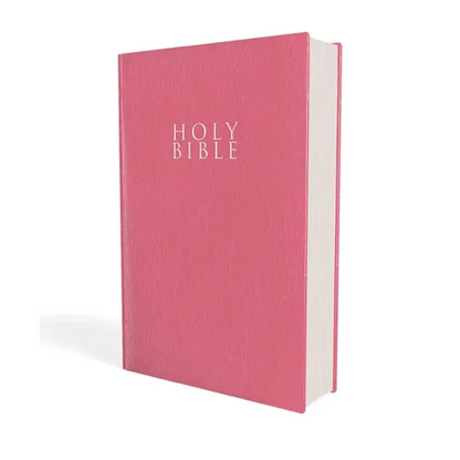Niv, Gift and Award Bible, Leather-Look, Pink, Red Letter Edition, Comfort Print - Paperback