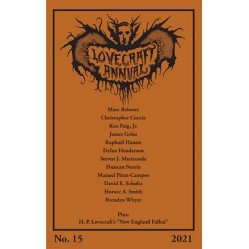 Lovecraft Annual No. 15 (2021) - Paperback