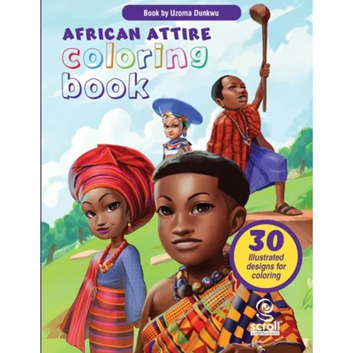 African Attire Coloring Book - Paperback