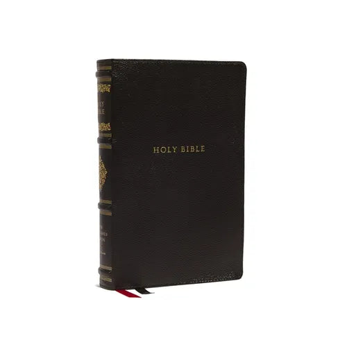 Nkjv, Personal Size Reference Bible, Sovereign Collection, Genuine Leather, Black, Red Letter, Comfort Print: Holy Bible, New King James Version - Leather