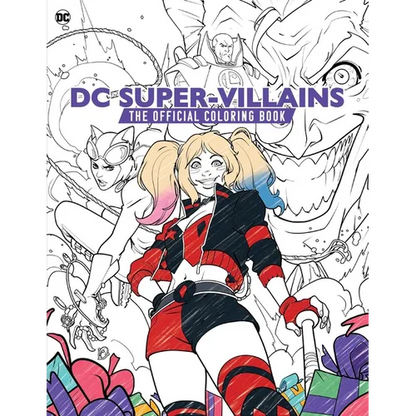 DC Super-Villains: The Official Coloring Book - Paperback