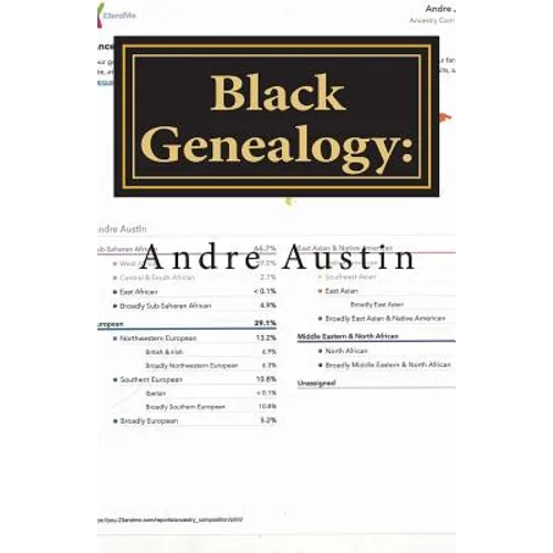 Black Genealogy: My DNA Roots - Paperback