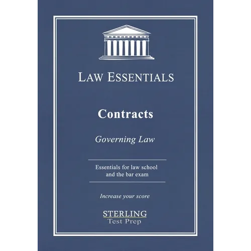 Contracts, Law Essentials: Governing Law for Law School and Bar Exam Prep - Paperback