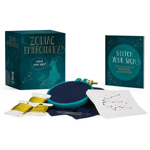 Zodiac Embroidery: Stitch Your Sign! - Paperback