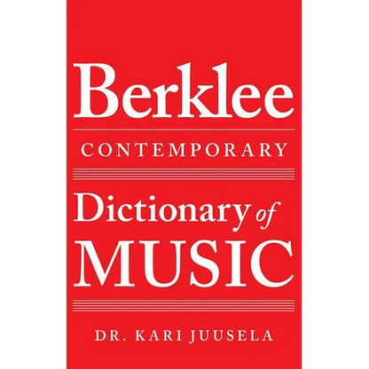 The Berklee Contemporary Dictionary of Music - Paperback