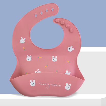 Baby Bibs, Baby Feeding Washable Waterproof Baby Bibs with Snaps.