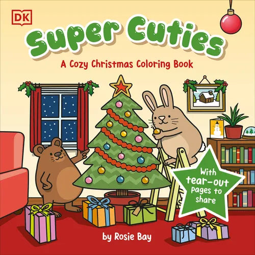 Super Cuties: A Cozy Christmas Coloring Book - Paperback