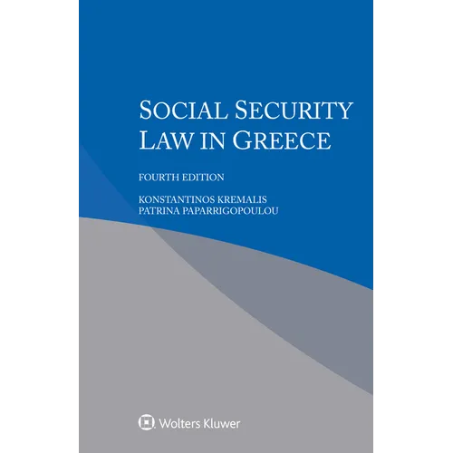Social Security Law in Greece - Paperback