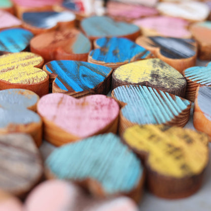 Rustic Painted Heart Sets ✨