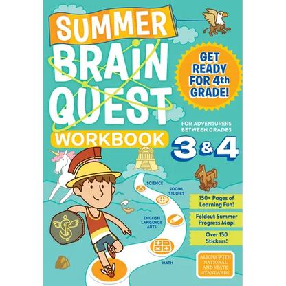 Summer Brain Quest: Between Grades 3 & 4 - Paperback