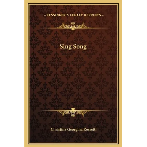 Sing Song - Hardcover
