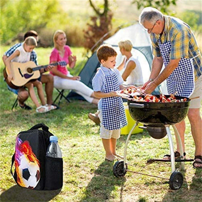 Insulated Football Lunch Bag Waterproof Reusable