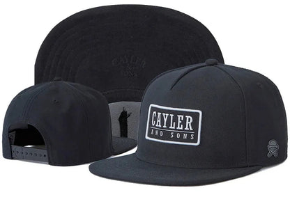 Classic Snapback Hat – Flat Bill Adjustable Baseball Cap