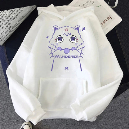 Genshin Impact Scaramouche Cat Hoodie