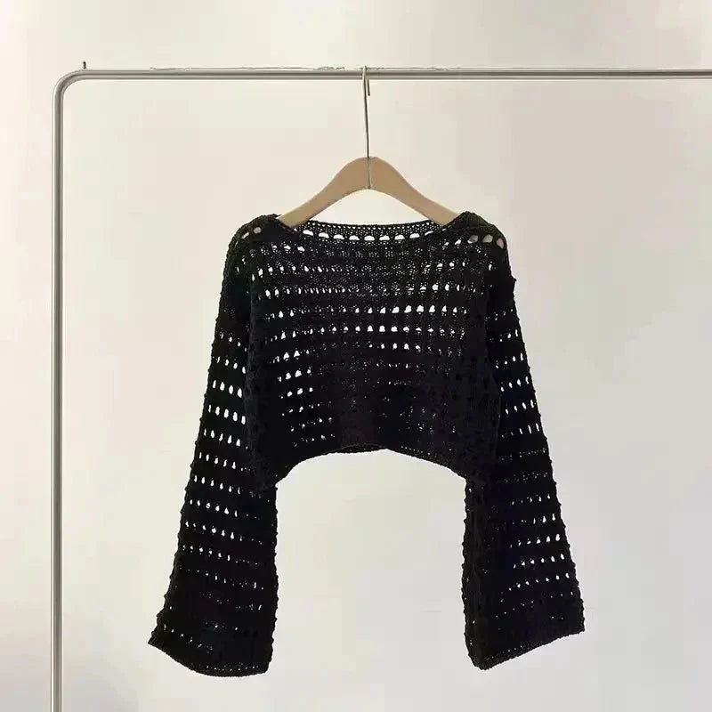 Women’s crochet knit beach cover up