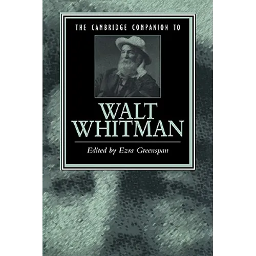 The Cambridge Companion to Walt Whitman - Paperback